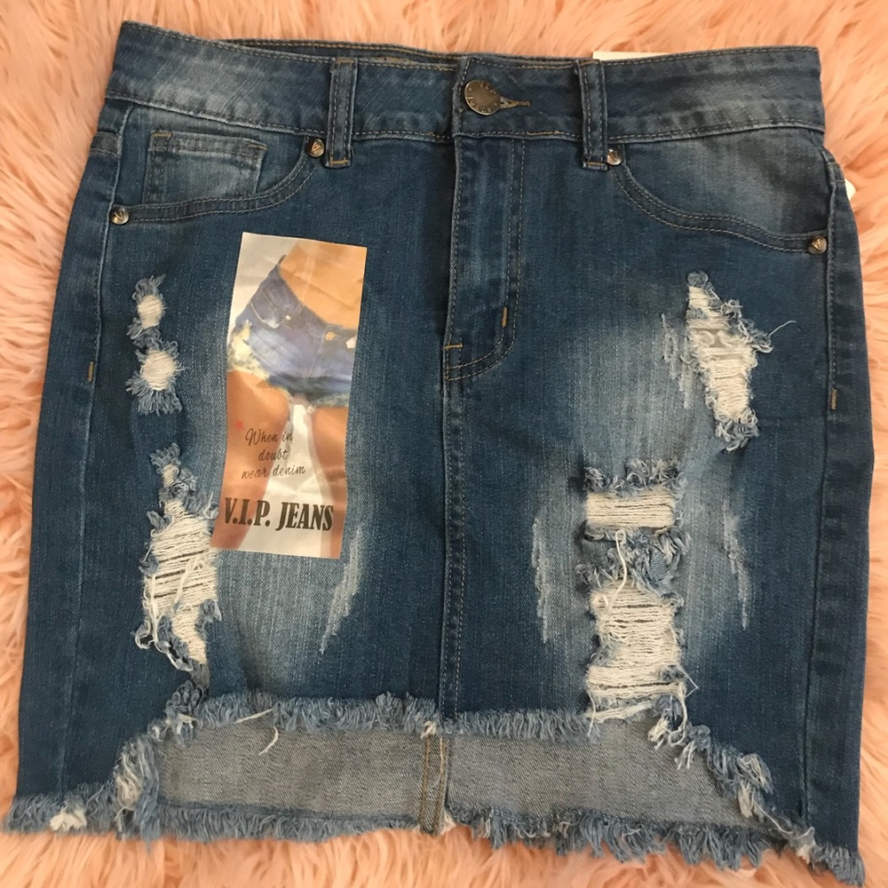 Jean skirt